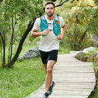 Waterproof Running Vest, 5.5L Breathable Running Hydration Vest with 1.5L Water Bladder, Water Vest for Hiking, Trail Marathon Race, Ideal for Women and Men