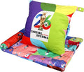 3 in 1 Travel Pillow Blanket Set with Removable Flannel Blanket Throw,Hand Warmer Pockets,Pillow (Color3, 60in*79in)