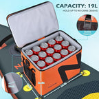 Paddle Board Cooler, Large 5-Layer Leakproof Insulated Cooler Bag with Bottle Opener, Removable Inner Liner Cooler Bag for Travel, Camping, Picnic, SUP