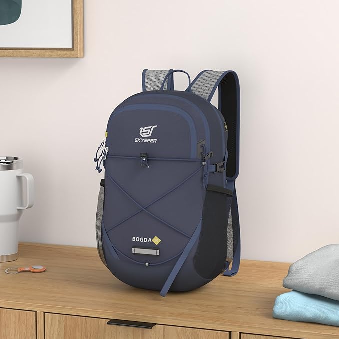 SKYSPER Small Hiking Daypack, 20L Lightweight Travel Backpacks Day Hike Pack with Waist Strap for Women Men