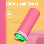 24 oz Insulated Water Bottle for Women: Meoky Stainless Steel Water Bottle with 2-in-1 Straw and Spout Lid - Leak Proof, Cold for 24 Hours, Fits in Car Cup Holder, BPA-Free for Sports Travel, Ruby