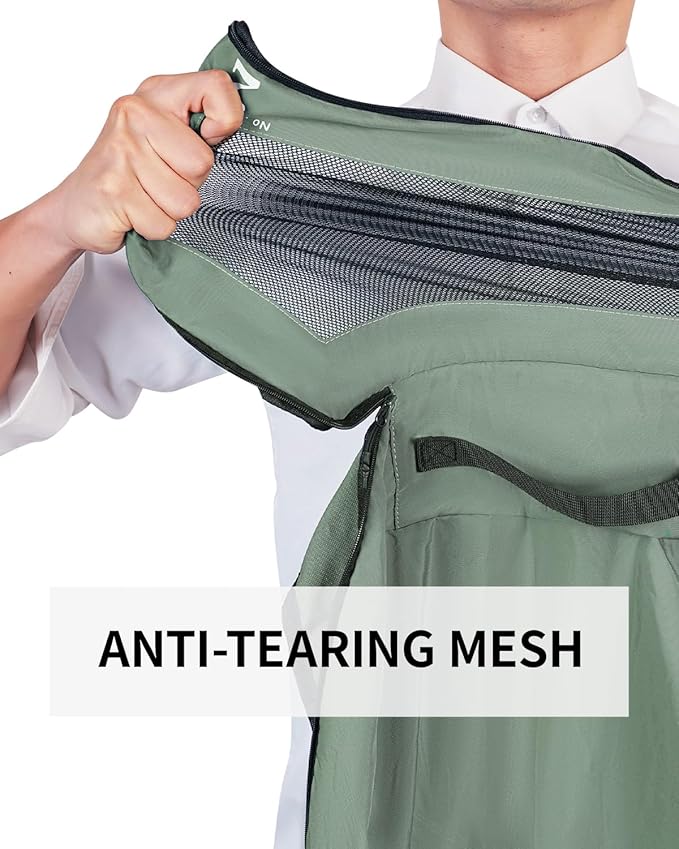 ECOHUB 7 Set Packing Cubes Tear-Resistant Luggage Packing Organizers with Number Icon for Travel Accessories Luggage Suitcase Machine Washable Packing Cubes (Green)