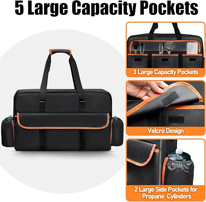 Stove Carrying Case Compatible with Coleman, Stove Carry Bag Compatible with Coleman Gas Camping 2 Burner Stove, Triton Stove, for Camp Chef Everest 2 Burner Stove Camp Stove