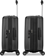 Samsonite UpLIFT Carry-On Hardside Luggage with Spinner Wheels - Airline-Approved, TSA Lock, Adjustable Handle System - Polycarbonate Hard Suitcase for Ultra Lightweight Travel - Phantom Black