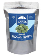 Thousand Lakes Freeze Dried Vegetables - Broccoli Florets - Bulk 5 ounces | 100% Florets - No Stems | No Salt Added