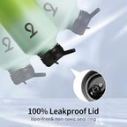 Trebo 64 oz Water Bottle Insulated with Paracord Handle and Straw, Half Gallon Vacuum Stainless Steel Large Water Jug Keep Cold 48 Hours, Reusable Water Flask with 3 Lids for Men Women Gym, Dark Green