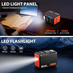 Takki 88.8Wh Portable Power Station Lithium Battery Solar Generator Power Bank with 110V AC Outlet Battery Backup for Camping Home Use Emergency(Solar Panel Optional)