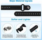 LYJEE Motion Sickness Bracelets for Travel: Acupressure Anti Nausea Wristband for Morning Sickness - Sea Sickness Wristbands for Car Boat Air - Nausea Bands for Motion Sickness (Transparent Color)