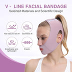 Anti-Snoring Chin Support for Better Sleep，Face Lifting Strap for Sleeping & Snoring Relief, Chin Strap for Double Chin Reduction & Jawline Contouring, Adjustable Breathable V-Line Shaping Belt