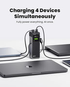 sharge MagLoop USB C Cable 3.3FT& HyperTower Power Bank Bundle