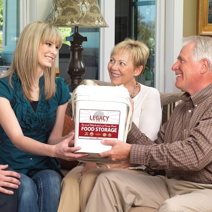 Emergency Dry Home Food Storage Supply: 2880 Large Servings - 739 lbs - Disaster Survival Preparation - 25 Year Shelf Life - Bulk Freeze Dried/Dehydrated Meals