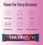TREVI™ Sugar Free Electrolytes - Drink Mix Hydration Powder Packets - 28 Count - Grape