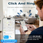 Air Tracker Tag, Bluetooth Tracker & Key Finder for Luggage, Wallet, Backpack, Works with Apple Find My (iOS Only) 1 Pack Item Smart Locator