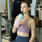 KXIAOCHEN Insulated Water Bottle, Stainless Steel Water Bottle, 2 Lids (Straw and Handle Lid),Wide Mouth Metal Water Bottles Keep Hot and Cold, Double Walled, Thermo Mug, Metal Canteen