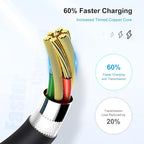 [ Apple MFi Certified ] iPhone Charger 3ft, Lightning to USB Cable 3 Feet, Fast Apple Charging Cable Cord 3 Foot for iPhone 14 Pro Max/13 Pro Max/12 Mini /11 Pro/11/XS/XR/8/7/6s/6/5S/iPad/Air.