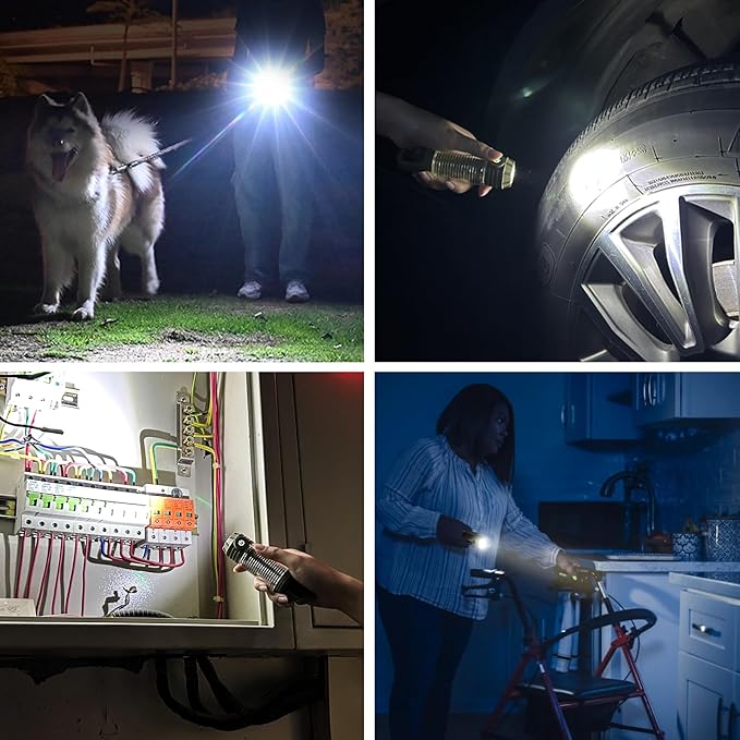 sofirn LED Camping Lantern Flashlight Rechargeable, Bright Portable Camp Light with Red Light, 6 Lighting Modes, Outdoor Tent Night Light for Hurricane, Hiking, Night Walking, Emergency