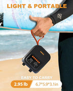 20PSI High-Pressure Electric SUP Pump, 12V Car-Powered Auto Shut-Off Air Pump, Ultra-Lightweight for Paddle Boards, Kayaks & Inflatables (12V DC 20PSI)