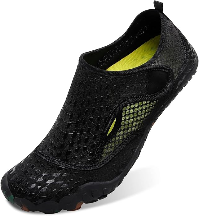 L-RUN Barefoot Water Shoes Women Mens Aqua Sock Athletic Hiking Water Sports Shoes for Swim Beach Pool Sand Diving Walking