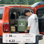 ROCKBROS Backpack Cooler Leak-Proof Soft Sided Cooler Waterproof Insulated Backpack Cooler Bag 36 Can Soft Cooler for Camping Fishing Party Outdoor Adventure Picnic