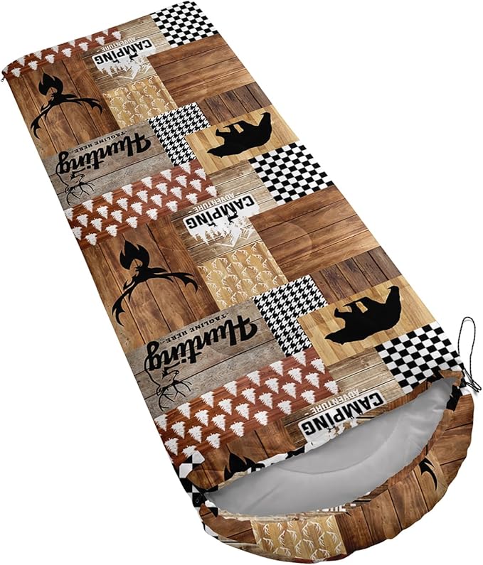 CVHOUSE Camping Sleeping Bags,3 Season Warm & Cool Weather,Lightweight,Waterproof Sleeping Bags for Adults & Kids,Traveling,and Outdoors,Camping Gear Equipment