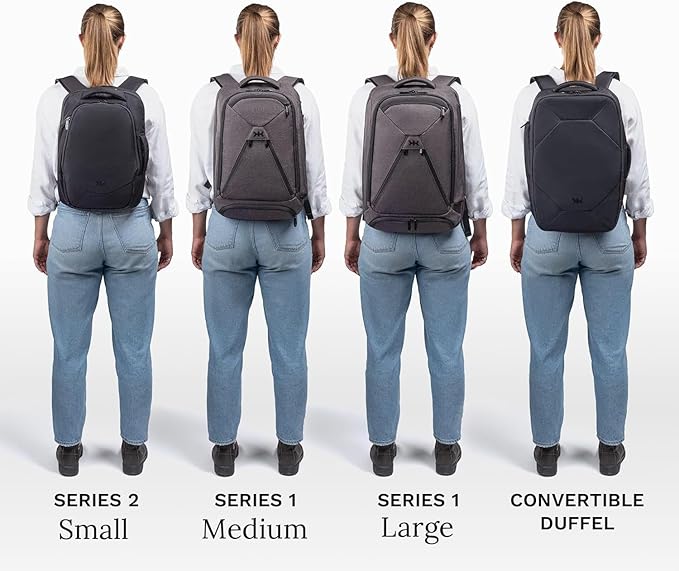 Knack Small Series 2 Laptop Backpack Fits up to 16 Inch Laptops - Knack Bags Carry-On Backpack, TSA Approved, Expandable Travel Backpacks With 2 Day Outfit Capacity, Alloy Gray
