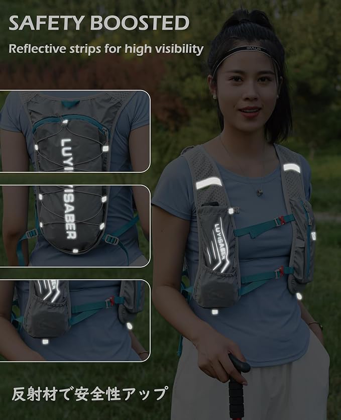TRIWONDER Hydration Backpack Lightweight Water Pack for Men Women Hydration Pack for Cycling, Running, Hiking and Biking