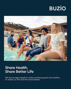 BUZIO 40oz Insulated Water Bottle, Triple Wall Vacuum Stainless Steel Water Flask with 2 lids, Lead-Free BPA-Free Straw Lid Sports Canteen Jug, Cold 48H & Hot 24H- Black