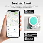 JTD Air Tracker Tags 4 Pack for Find My, 2026 Upgraded with IP68 Waterproof Item Finder with Left-Behind Alert, 4 Colors for Keys, Luggage, Backpack, Wallet. iOS Only.