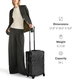 TUMI - 19 Degree Lite 4 Wheel Luggage - Lightweight and Highly Durable, Modern Contour, Hard Shell Men's and Women's Suitcase - 21.75" International Carry-On, Wine