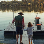 Upgraded Collapsible Stool Heavy Duty 550lbs Load Capacity Portable Folding Chair for Adults Camping Stool Sturdy Foldable Stool (Orange)