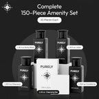 150‑Piece Bulk Travel Toiletries Set | Hotel & Airbnb Essentials | 1.3 oz Wheat‑Straw Bottles | Guest Bathroom Supplies + Homeless Outreach Kit