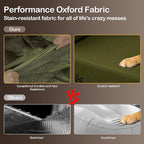 Inflatable Couch Premium Oxford Cloth Inflatable Sofa with Built-in Pump Rechargeable Portable Blow Up Couch for Camping Outdoor Travel Home Guests Backyard Patio