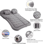Inflatable SUV Air Mattress,Thickened Flocking Inflatable Car Camping Travel Air Mattress with 2 Pillows & Air Pump,Portable Car Sleeping Bed for SUV|MPV|Minivan