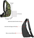NICGID Sling Bag Chest Shoulder Backpack Crossbody Bags Casual Daypack for Men Women