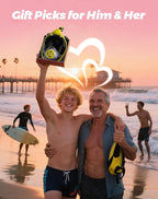 Full Face Snorkel Mask- Snorkeling Gear for Adults with Safe Dry Top Breathing System, Latest Foldable Panoramic View Snorkeling Mask for Men and Women, Anti Fog Anti Leak