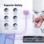 QZIIW iPhone 16 15 Pro Max Charger Fast Charging,45W Dual Port USB C Fast Charger Block [2-Pack] & Extra Long 60W 3/6/10/10FT USB C Cable - PD Quick Adapter 3.0 for iPhone 16 15/16 15Pro/16 15 Plus.