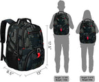 YOREPEK Travel Backpack, Extra Large 50L Laptop Backpacks for Men Women, Water Resistant College Backpack Airline Approved Business Work Bag with USB Charging Port Fits 17 Inch Computers, Camouflage