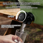 HAIGE Gallon Water Container with Spigot (5 Gallon Water Jug Green)