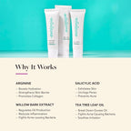 Evologie Acne Kit & Face Skin Care Set, Travel Kit – Complete Skin Care Routine with Cleanser, Serum & Moisturizing Cream, Helps Reduce Acne, Pimples, Dark Spots & Blemishes for Men, Women & Teens
