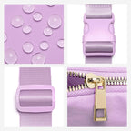 Gitus Belt Bag Fanny Pack Crossbody Bags with Initial Letter Patch Cute Stuff Birthday Gifts for Teenager Girls Trendy Preppy Stuff for Teen Girls Cool Stuff for Teens (Lavender-M)