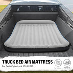 Shademax Inflatable Truck Bed Air Mattress for Tesla Cybertruck 2024 2025 2026 Accessories Thicken Air Mattress Sleeping Truck Tent Beds for Outdoor Camping Travel Inflatable Air Bed w/Pump, Carry Bag