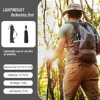 Camping Stool,Small Folding Chair,13.8" Lightweight Folding Stool Compact Backpacking Stool with Carry Bag