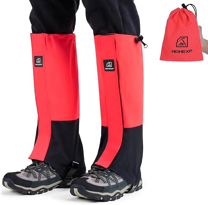 Leg Gaiters 100% Waterproof Adjustable Shoe Snow Boot Guard Gators for Hiking Shoe Cover Hunting Snowshoeing Climbing Walking for Women Men