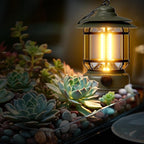 LED Camping Lanterns,1500LM Step-less Dimming, Lightweight Retro Battery Powered USB Rechargeable Tent Lights,Portable Flashlight for Power Outages Emergency Hiking Hurricane Light1 Pack Green