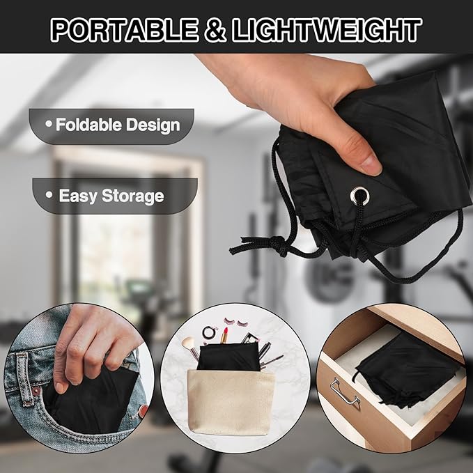 Drawstring Backpack 6Pcs Drawstring Gym Bags Black Draw String Bags Backpack for Sports, Gym, Travel, Swimming, Beach (6 Colors)