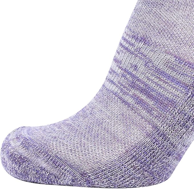 EnerWear 4 Pack Women's Merino Wool Outdoor Hiking Trail Crew Sock