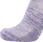 EnerWear 4 Pack Women's Merino Wool Outdoor Hiking Trail Crew Sock