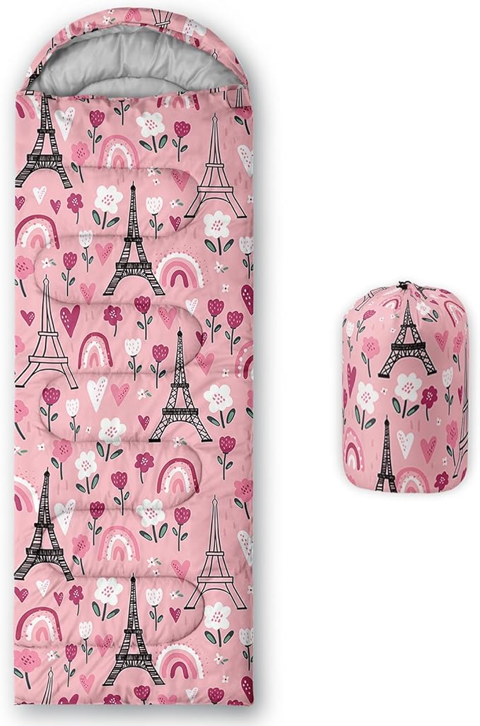 BSNTHO Camping Sleeping Bags,3 Season Warm & Cool Weather,Lightweight,Waterproof Sleeping Bags for Adults & Kids,Traveling,and Outdoors,Camping Gear Equipment