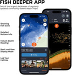 Deeper PRO+ 2 Sonar - Portable Fish Finder and Depth Finder for Kayaks, Boats and Ice Fishing with GPS Enabled | Castable Deeper Sonar with Free User Friendly App