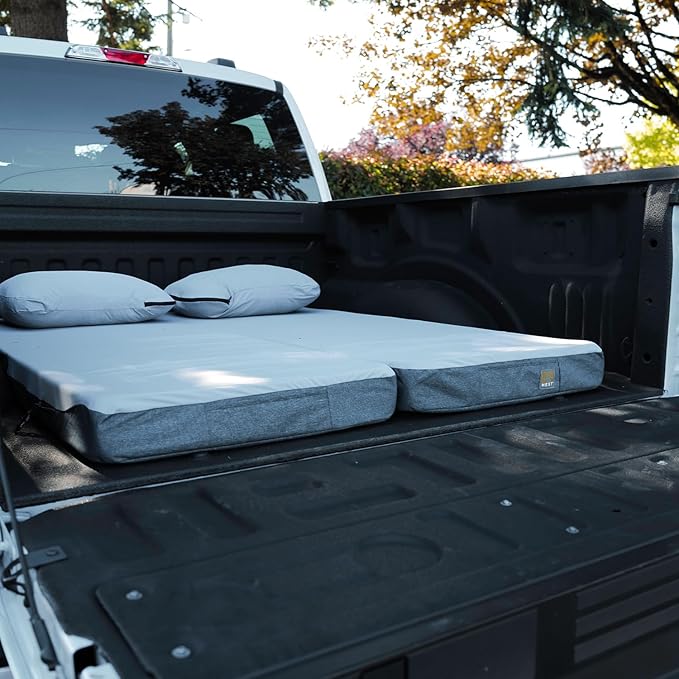 HEST Dually - Portable Camping Mattress, Enhanced Memory Foam, Double Mattress, Sleeps Two